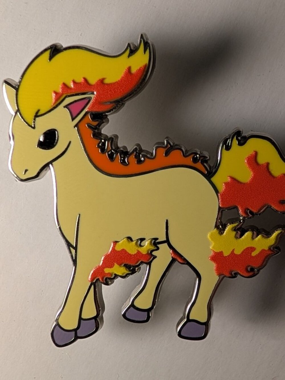 Pokemon TCG Ponyta Enamel Pin Official Nintendo Collectible Lapel Badge